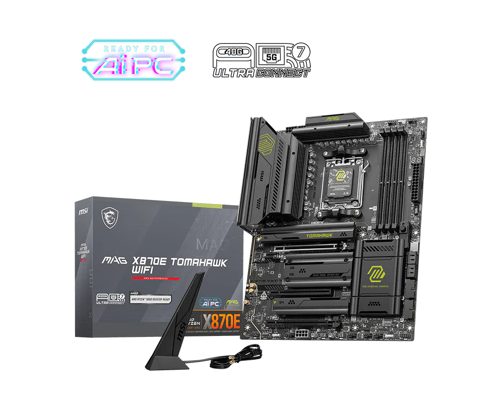 MSI MAG X870E TOMAHAWK WIFI AM5 DDR5 ATX MOTHERBOARD | 911-7E59-025