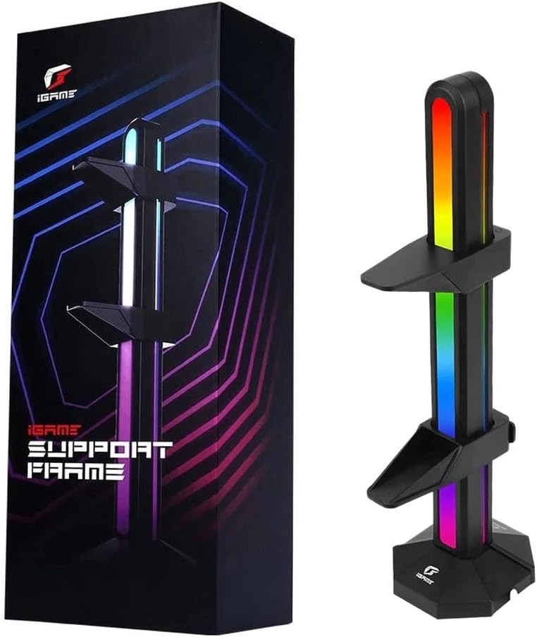Colorful iGame Support Frame ARGB GPU Stand, Black