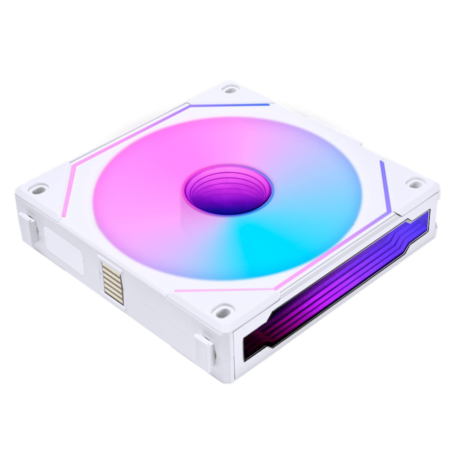 Lian Li UNI FAN SL Wireless, 120MM, 2000 RPM, 64.05 CFM Airflow, Single Fan, Reverse Blade, White