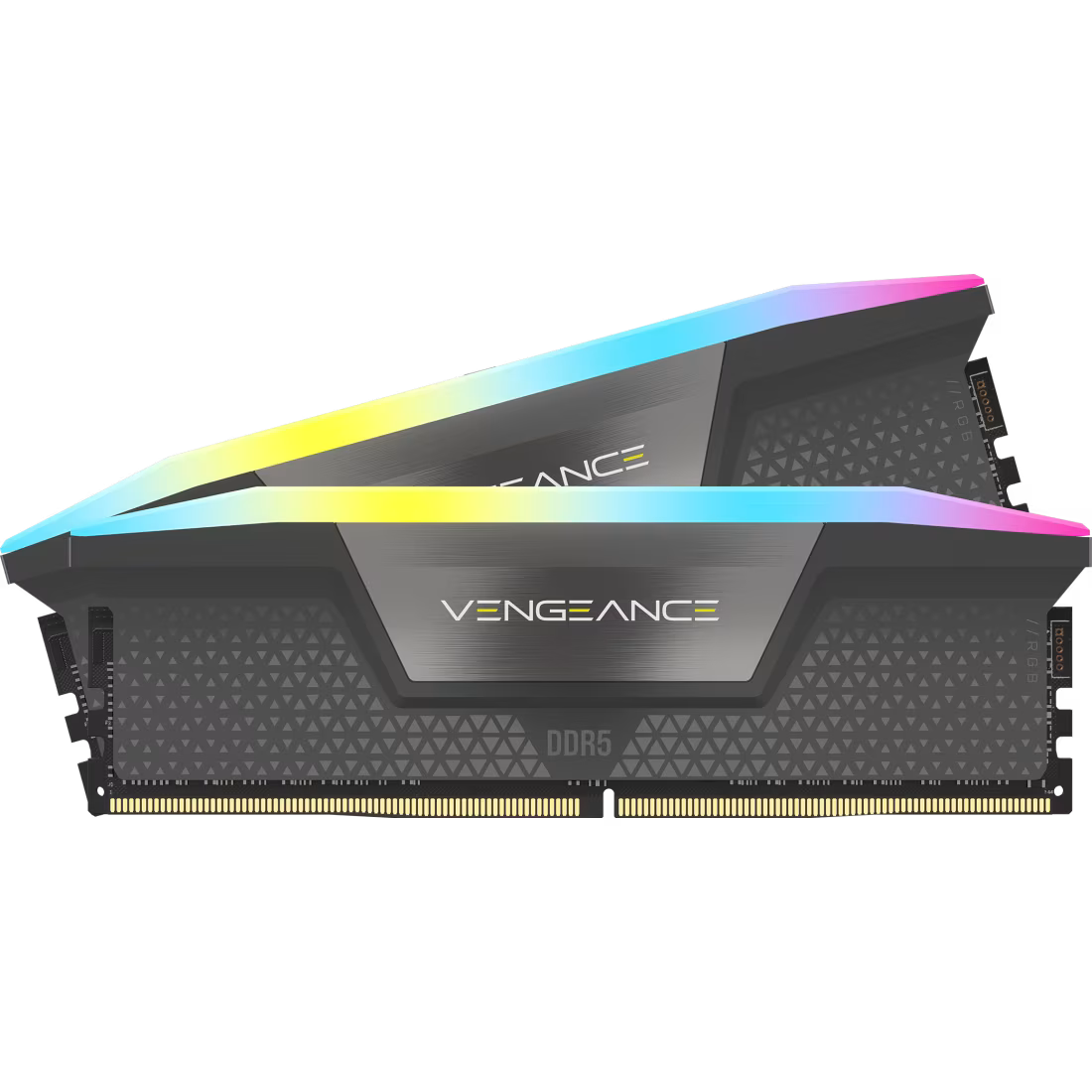 VENGEANCE® RGB 32GB (2 x 16GB) DDR5 DRAM Up To 6000MT/s CL38 AMD EXPO & Intel XMP Memory Kit - Black | CMH32GX5M2D6000Z38