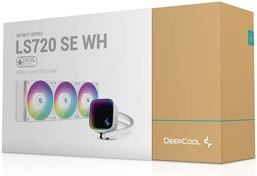 DeepCool LS720 SE AIO ARGB 360mm AIO Liquid CPU Cooler White