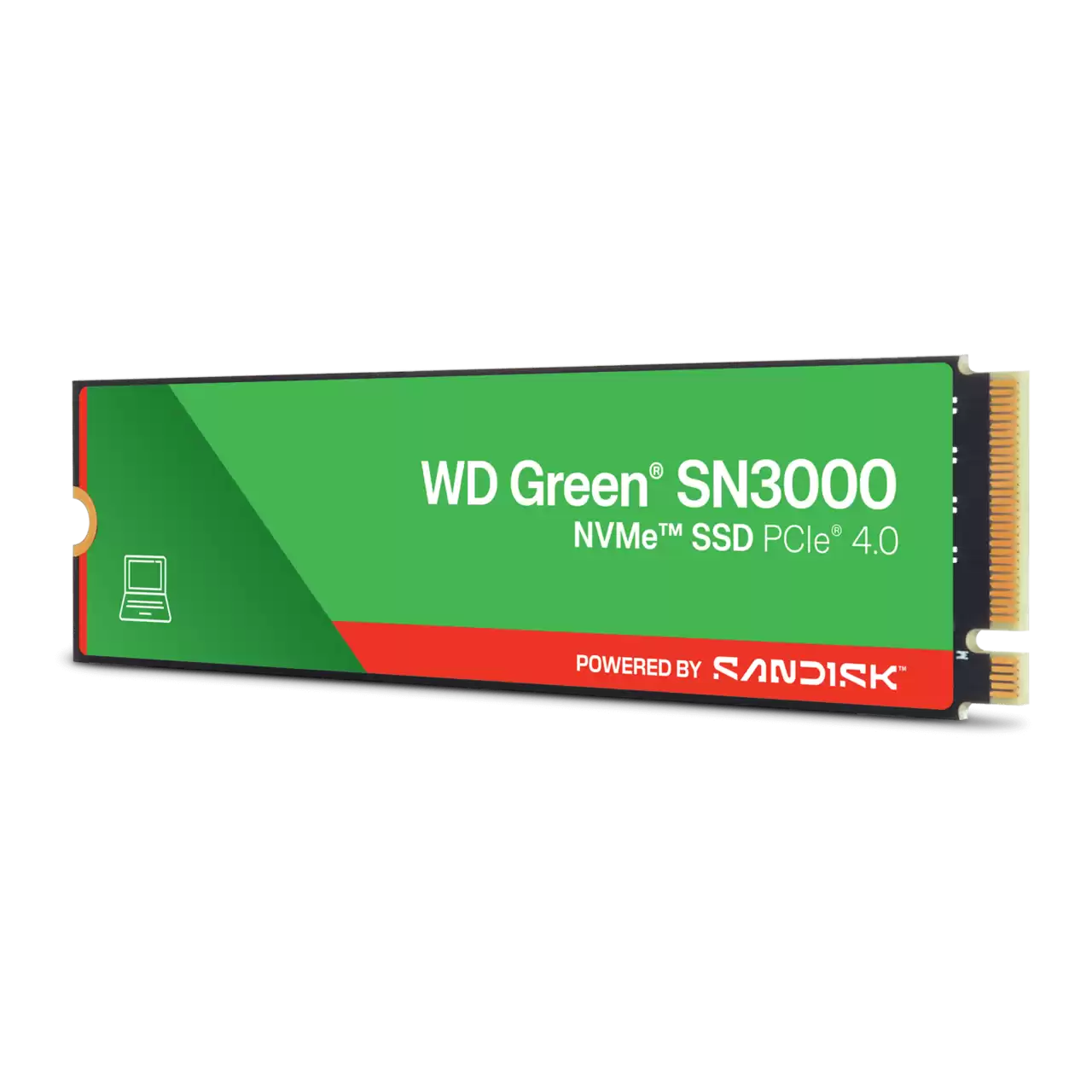 WD Green 1TB SN3000 PCIe 4.0 M.2 2280 SSD | WDS100T4G0E-00CPS0
