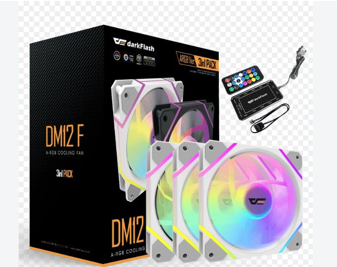 DARKFLASH dm12f31w 3in 1 white