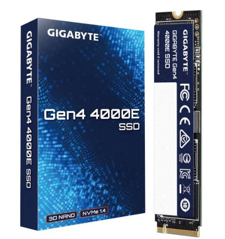 GIGABYTE Gen4 4000E Internal SSD, 500GB Capacity, PCI Express 4.0x4, NVMe 1.4 Interface, M.2 2280 Form Factor, Up to 3600 MB/s Sequential Read & 3000 MB/s Sequential Write | G440E500G