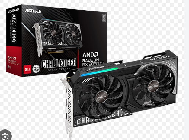 ASROCK RX 9060 Challenger 8GB High performance Graphic card 90-GA5MZZ-00UANF