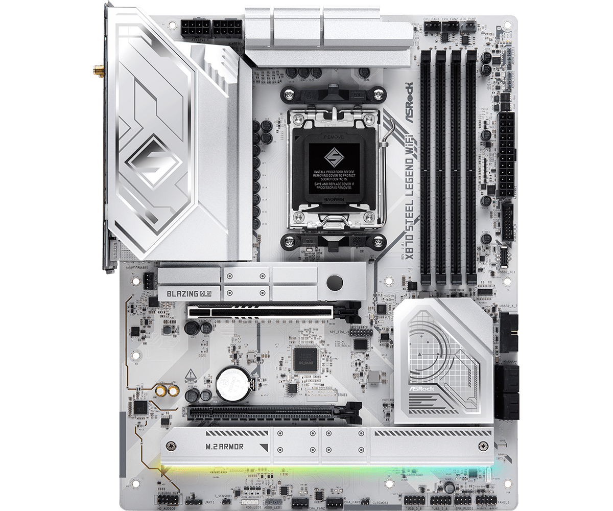 ASRock X870 Steel Legend WIFI AM5 Socket Gaming Motherboard | 90-MXBPJ0A0UAYZ
