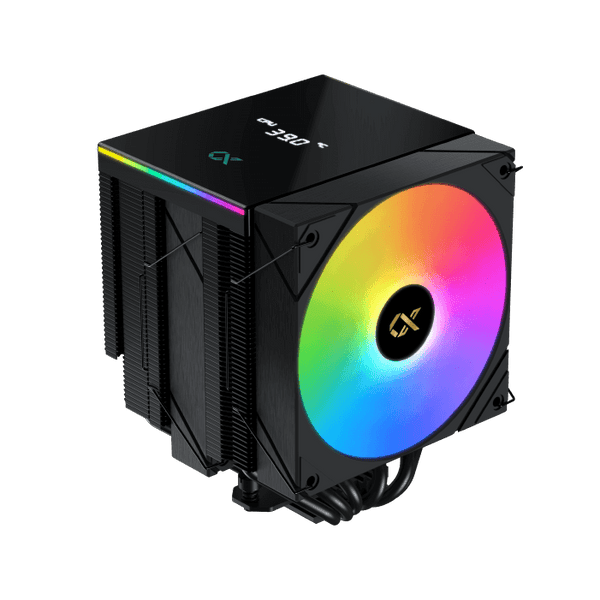 Xigmatek AK6 Dual Digital Air Cooler, Dual Fans, ARGB, Black | EN45844