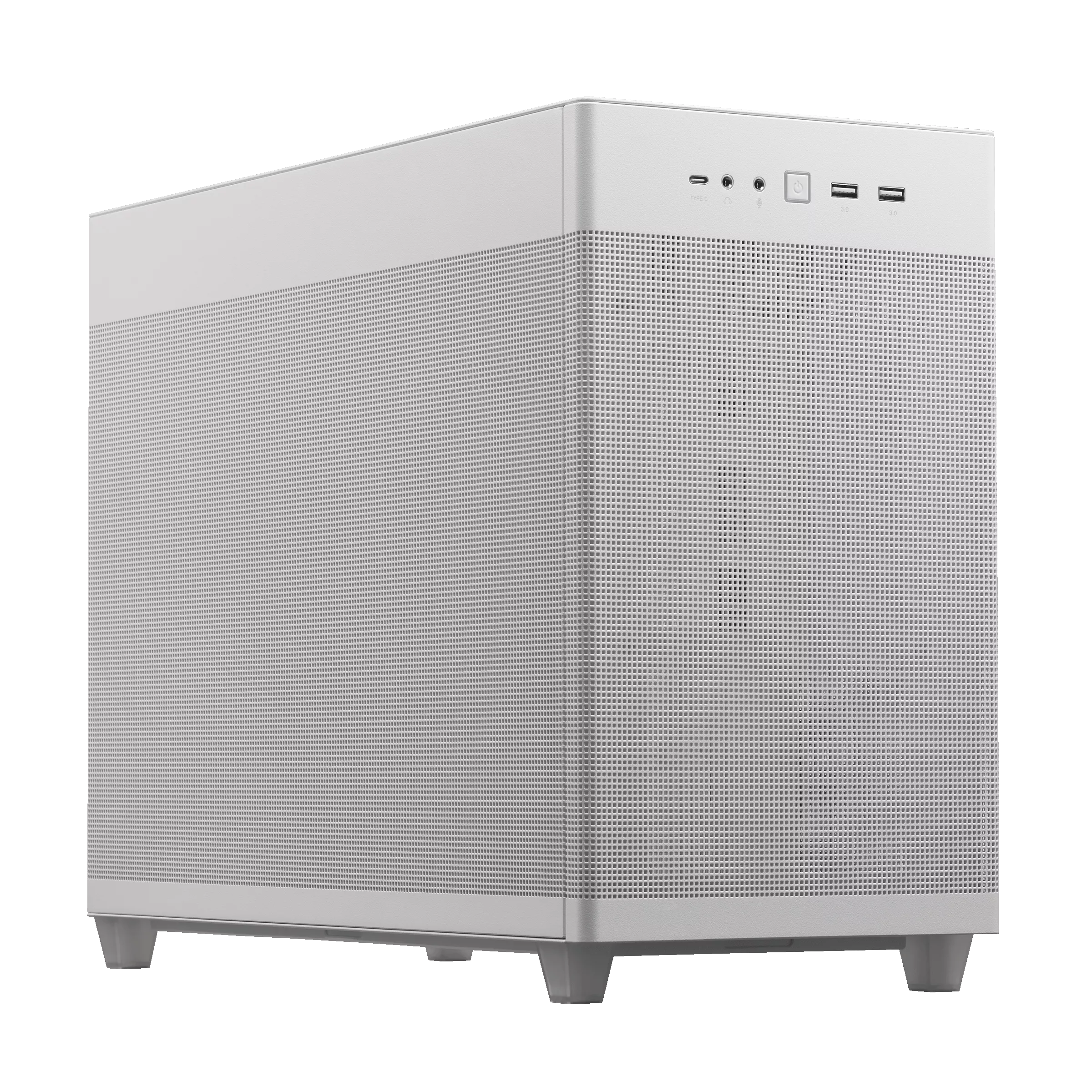 ASUS Prime AP201 m-ATX Gaming Chassis Mesh Type, WHITE