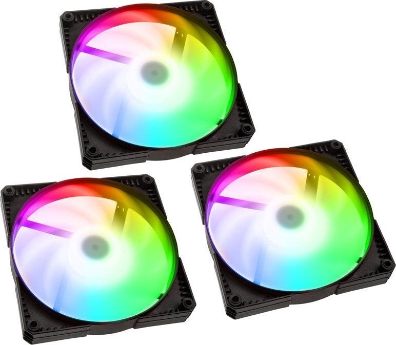 Phanteks SK 120mm PWM Fan, Digital RGB, 3pack - Black