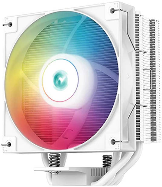 DeepCool AG400 WH ARGB Single Tower 120mm CPU Cooler, A-RGB, White| R-AG400-WHANMC-G-2