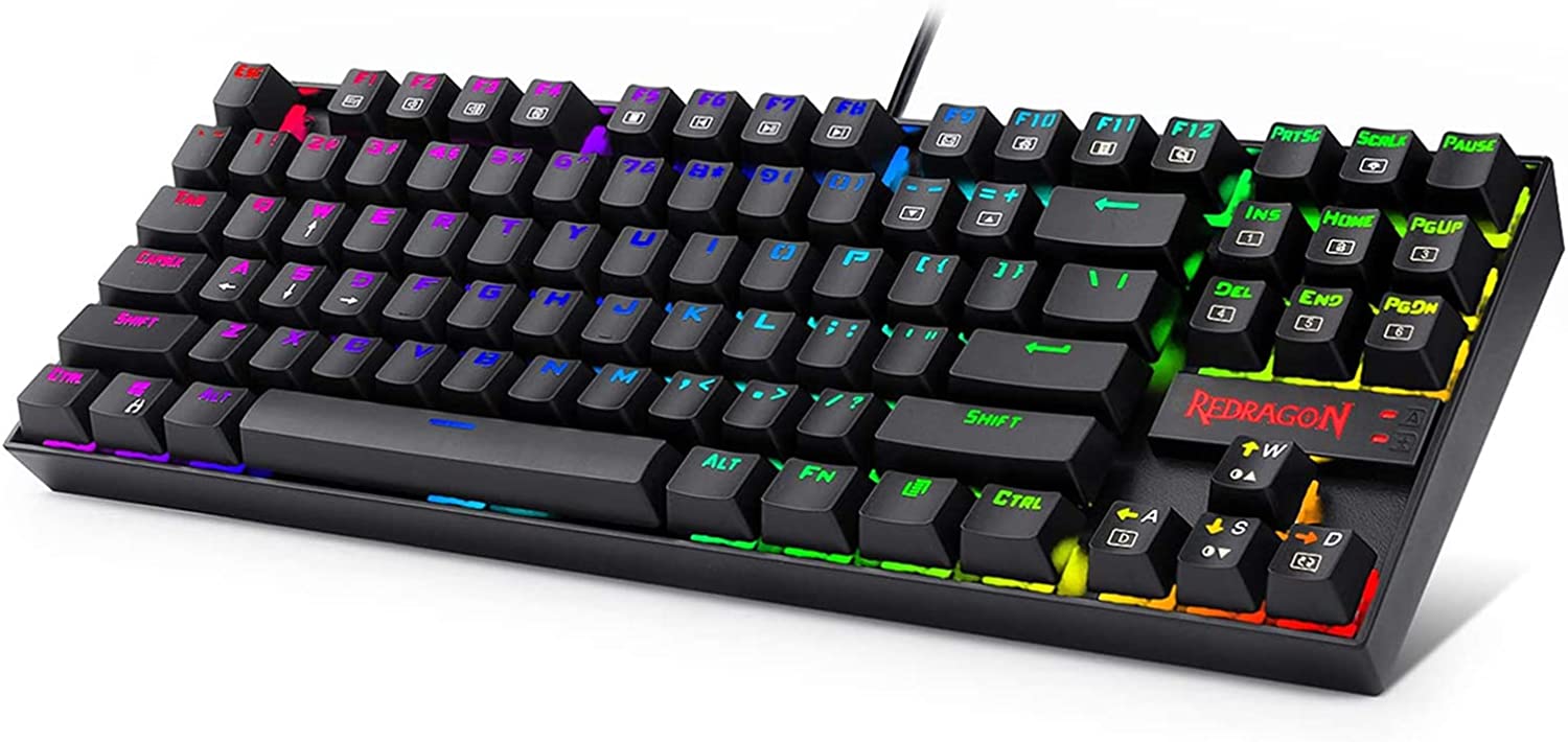 Redragon K552-Rgb Kumara Rgb Led Backlit Mechanical Gaming Keyboard Black