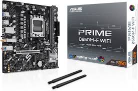 ASUS PRIME B850M-F WIFI AM5 DDR5 Micro-ATX Motherboard | 90MB1N80-MOEAYO