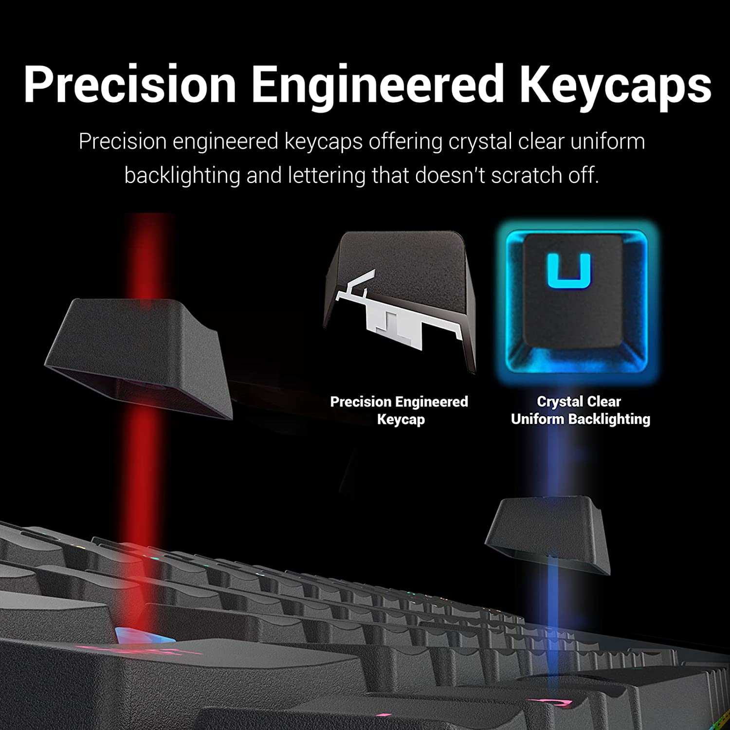 Redragon K552-Rgb Kumara Rgb Led Backlit Mechanical Gaming Keyboard Black