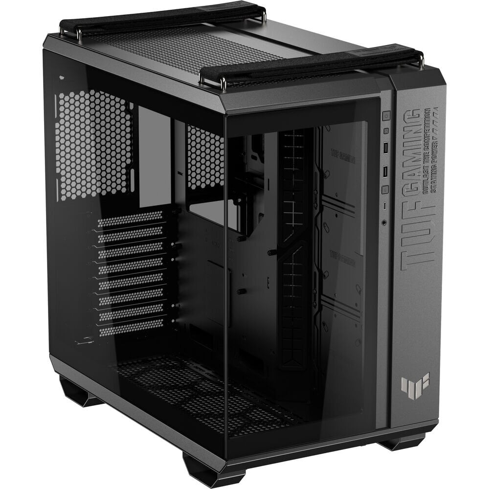 ASUS TUF GT502 Horizon Panoramic ATX Dual-Chamber Gaming Chassis, Black