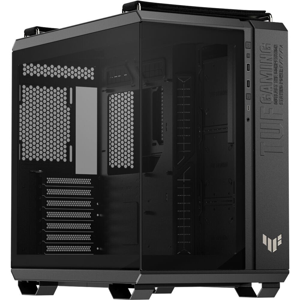 ASUS TUF GT502 Horizon Panoramic ATX Dual-Chamber Gaming Chassis, Black