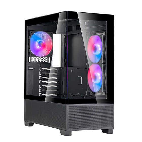 Silverstone Lucid 05 Exquisite ATX Gaming Chassis 270 Panoramic, Black