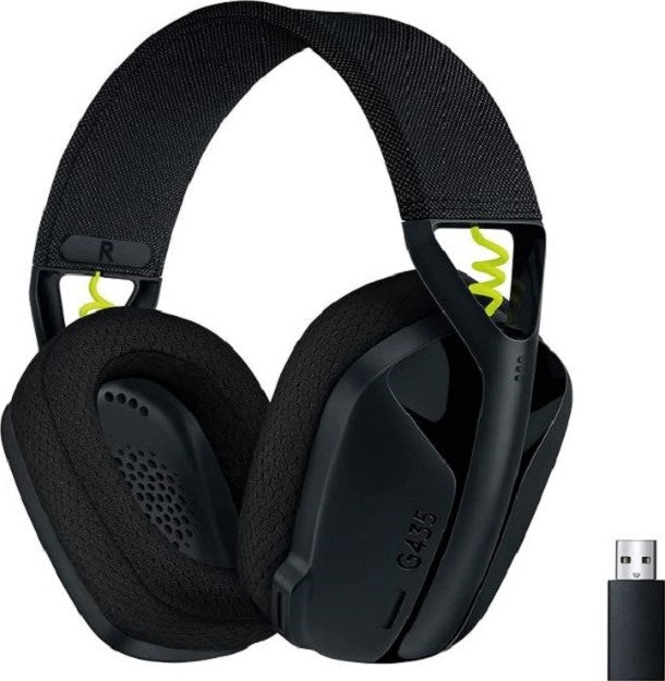 Logitech G435 Lightspeed Bluetooth Wireless Gaming Headset Black 981-001050 - Dragon Master For Electronics