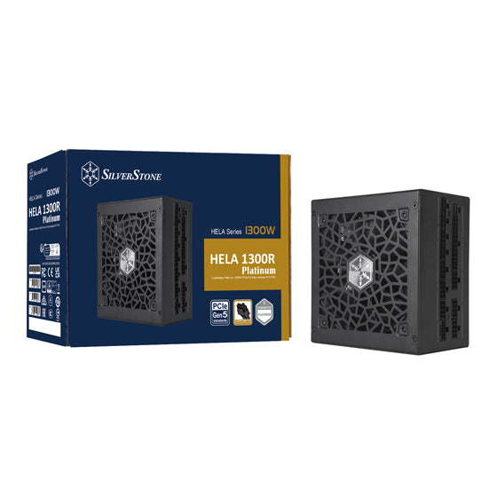 SilverStone HELA 1300R Platinum 1300W PCIe 5.0, ATX3.0 Fully Modular ATX PSU | SST-HA1300R-PM