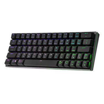 Cooler Master SK622 Wireless 60% Mechanical Keyboard with Low Profile Blue Switches Wired