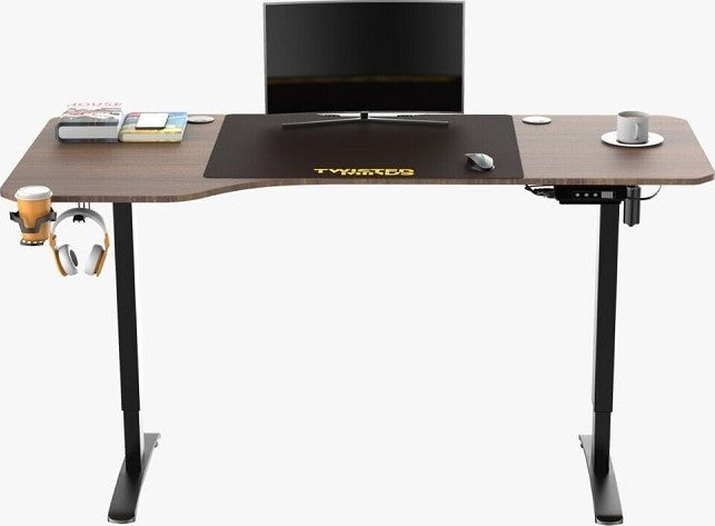 Twisted Minds T Shaped Gaming Desk Electric-height adjustable - Right - TM-T-9085-R - Dragon Master For Electronics