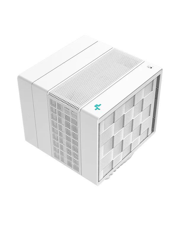 Deepcool Assassin IV WH CPU Air Cooler, 140mm True FDB Fan, 7x 6mm Heatpipes, 1800 RPM Fan Speed, 61.25 CFM Airflow, 6-Pole Fan Motor, 4-pin PWM Connector, 164mm Height, WHITE