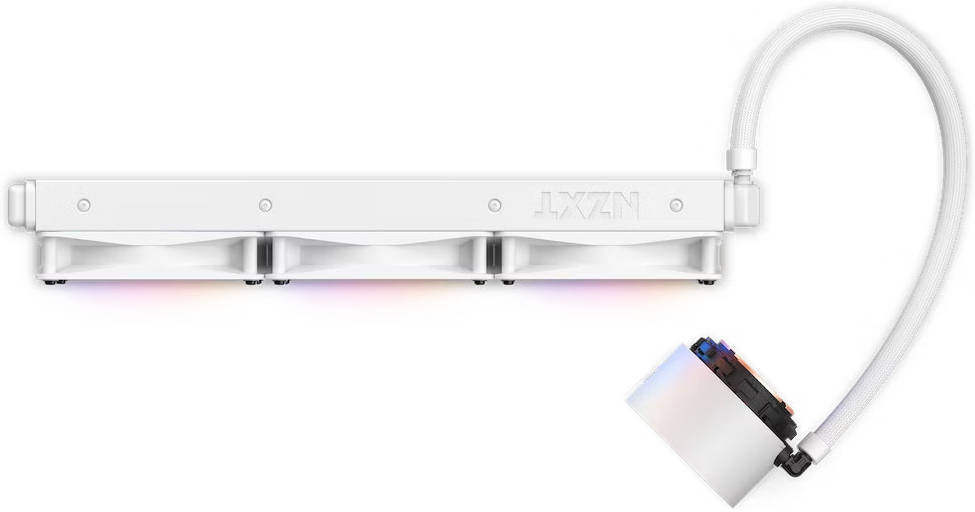 NZXT Kraken Elite 360 RGB AIO Liquid CPU Cooler, LCD Display, white | RL-KR36E-W1
