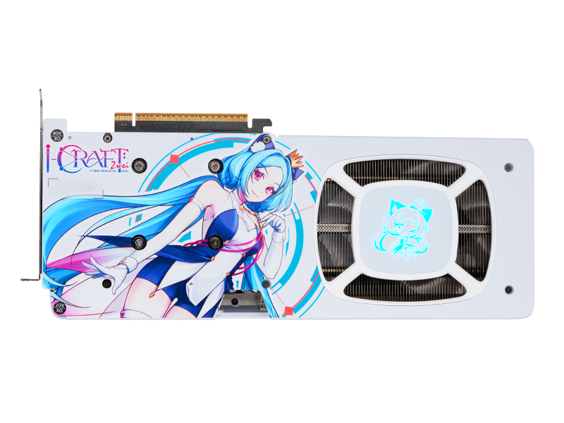 MAXSUN iCraft GeForce RTX 5070 12GB OC AIGA Triple Fan Gaming Graphics Card, White | MS-RTX5070 iCraft OC12G AIGA PLUS