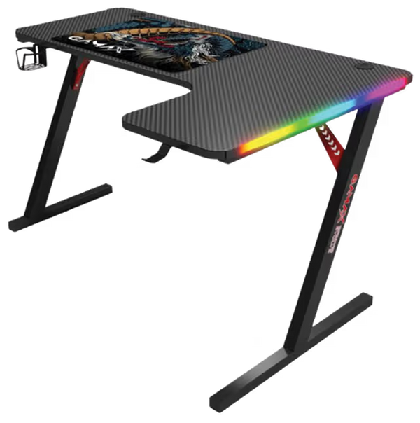 GAMAX - P201-R (L-Shape) Right Gaming Table Size 160cmX74cm | BLACK