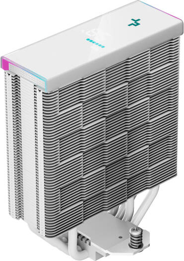 مبرد وحدة المعالجة المركزية DeepCool AK400 Digital White Variant، تبديد الحرارة بقوة 220 وات، أبيض | R-AK400-Digital-WHNNMN-G-2