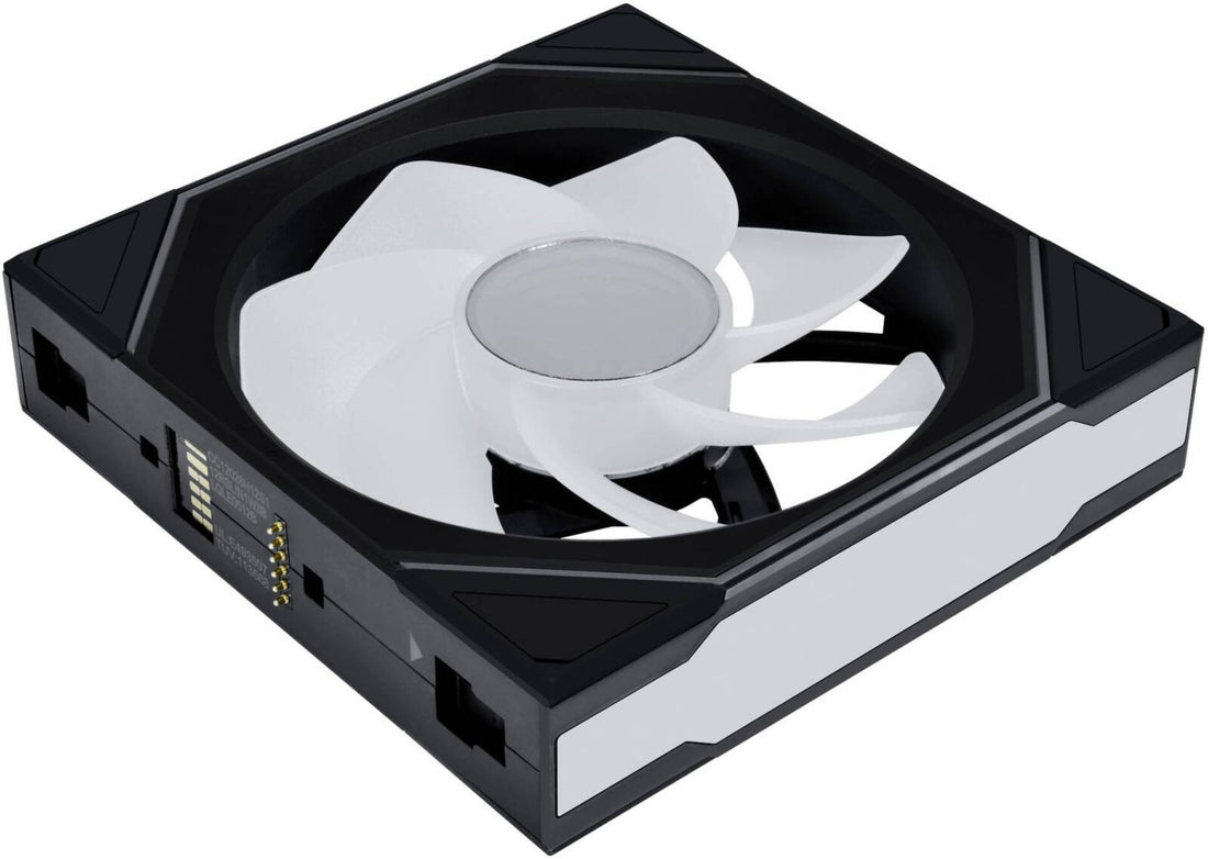 Lian-Li UNI FAN SL-INF Wireless, BLACK, REVERSED, Pack of 3, 120mm Size, 2300 RPM Fan Speed, Case Fans, 67 CFM Fan Airflow, FDB Bearing Type, PBT / PC / Aluminum Material, With Controller