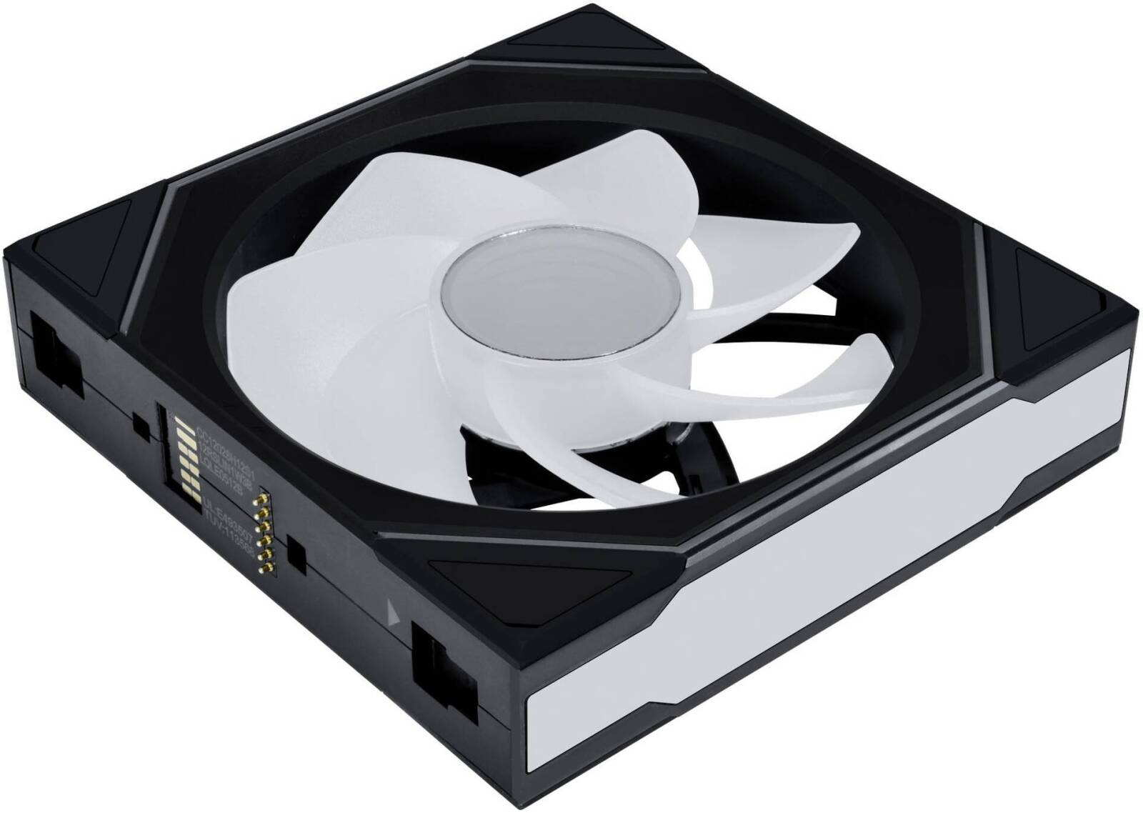 Lian-Li UNI FAN SL-INF Wireless, BLACK, REVERSED, Pack of 3, 120mm Size, 2300 RPM Fan Speed, Case Fans, 67 CFM Fan Airflow, FDB Bearing Type, PBT / PC / Aluminum Material, With Controller