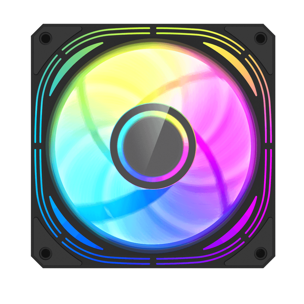 DarkFlash INF24T 3 in 1 ARGB Case Fans - BLACK
