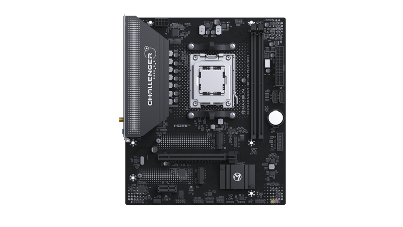 MAXSUN MS-Challenger B850M PLUS WIFI Motherboard, M-ATX, AM5 Supports Ryzen 7000 / 8000 / 9000 Series, B850 Chipset