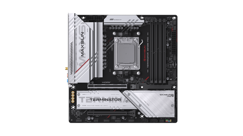 MAXSUN MS-Terminator B850M PRO WIFI, AM5 Socket, B850 Chipset Motherboard, WIFI 6E, Bluetooth 5.2