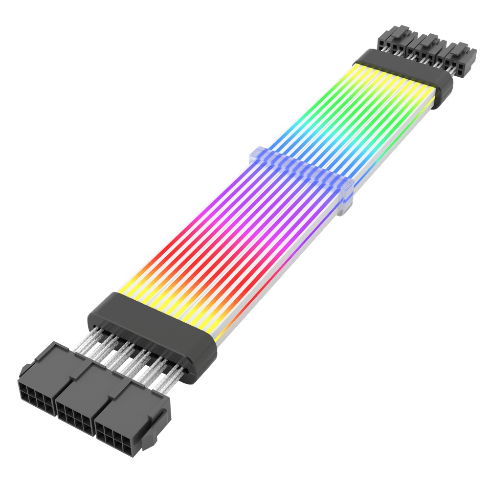 Darkflash LG-03 6+2 Pin*3 ARGB Extension Cable, Black | LG03