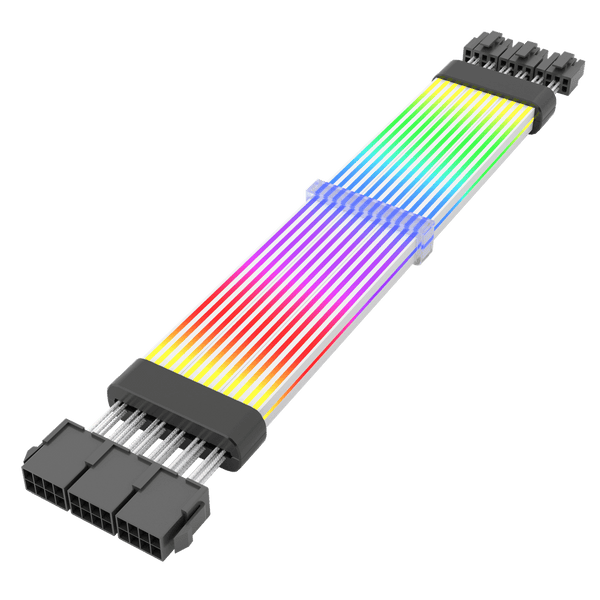 Darkflash LG-03 6+2 Pin*3 ARGB Extension Cable, Black | LG03