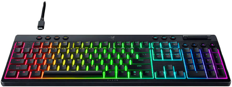 Razer Black Widow V4 Hyperspeed - Wireless Mechanical Full Size Gaming Keyboard - English Layout | RZ03-05270100-R3M1