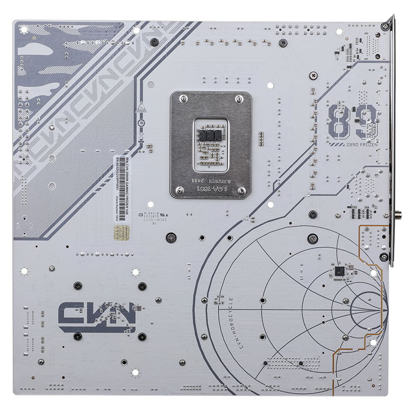 COLORFUL CVN Z890M GAMING FROZEN V20 DDR5 WIFI Motherboard LGA 1851 Socket, Supports Intel® Core™ Ultra processors | White