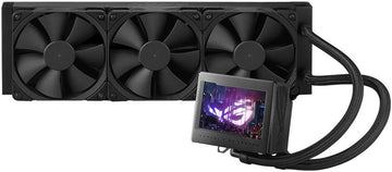 ASUS ROG RYUJIN III 360 Gaming Liquid CPU Cooler BLACK Noctua 360mm Radiator, 3.5" Full Color LCD, 3x 120mm Magnetic Daisy-chainable Fan, 21.08 CFM Airflow, 2200 RPM Speed, PWM/ DC Control | 90RC00L1-M0UAY0