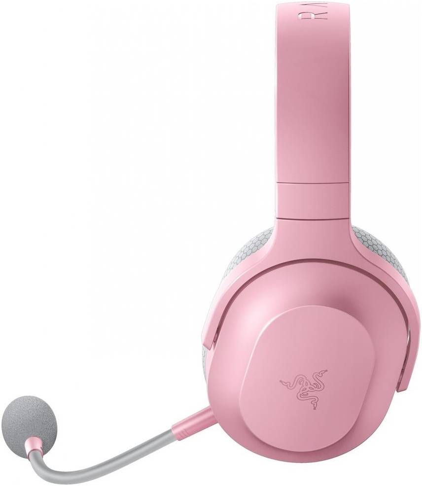 Razer Barracuda X Quartz Pink Edition Hyperspeed Wireless Gaming Headset, 250G Ergonomic Design, 40mm Drivers, Bluetooth, Smartswitch, Detachable Mic, For PC / Playstation | RZ04-04430300-R3M1