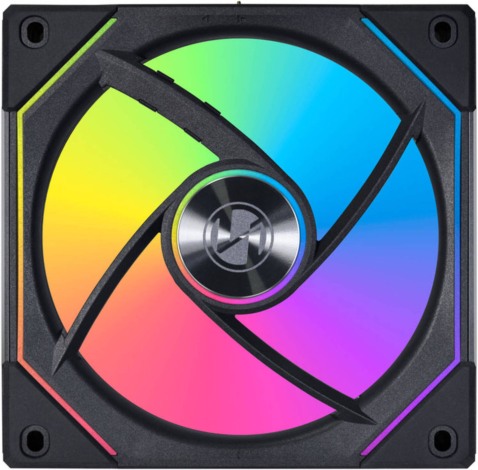 Lian-Li UNI FAN SL-INF Wireless, BLACK, Pack of 3, 120mm Size, 2300 RPM Fan Speed, Case Fans, 67 CFM Fan Airflow, FDB Bearing Type, PBT / PC / Aluminum Material, With Controller