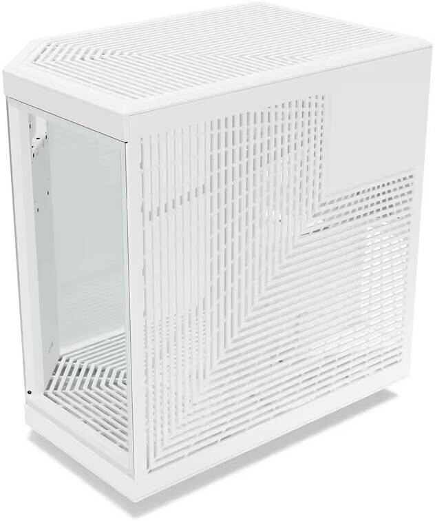 HYTE Y70 Touch Infinite White Dual Chamber Gaming Case, 14.5" 688 x 2560 (2.5K) Touch Display, Up to 10 Fans & 360mm Radiator Support | CS-HYTE-Y70TI-WW