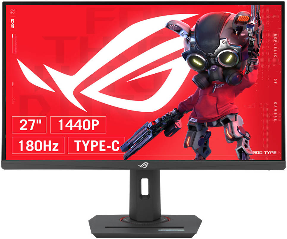 ASUS ROG Strix XG27ACS Monitor, 27" WQHD Fast IPS Display, 180Hz, 1ms, NVIDIA G-Sync & AMD FreeSync Technology, Black | 90LM09Q0-B01170