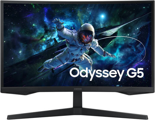 Samsung Odyssey G5 G55C Curved Monitor, 27" QHD VA Display, 165Hz Refresh Rate, 1ms LS27CG552EMXUE