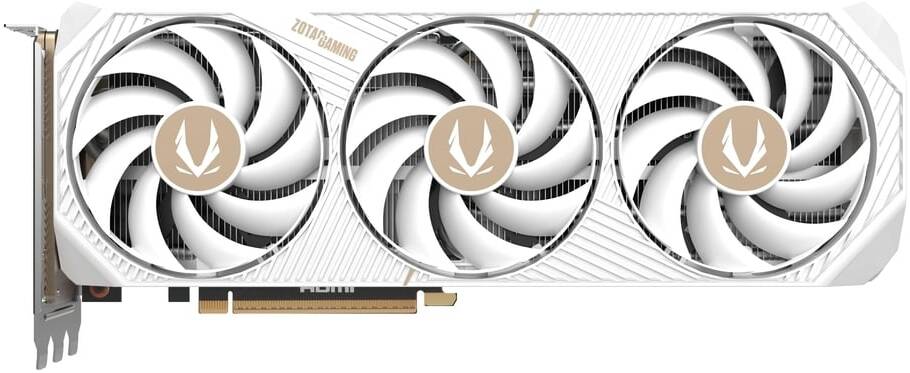 ZOTAC GAMING GeForce RTX 5070 Ti SOLID CORE OC 16GB 256-Bit Memory GDDR7 Graphics Card, 8960 CUDA Cores, PCI Express 5.0 x16, White | ZT-B50710Q2-10P