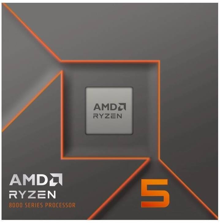 AMD Ryzen 5 8400F 6 Cores 12 Threads 4.7 Ghz Max Boost Clock AM5 Gaming Desktop Processor, 6MB L2 & 16MB L3 Cache, DDR5-5200 Memory, Zen 4 Architecture, Includes Wraith Stealth Cooler | 100-100001591BOX