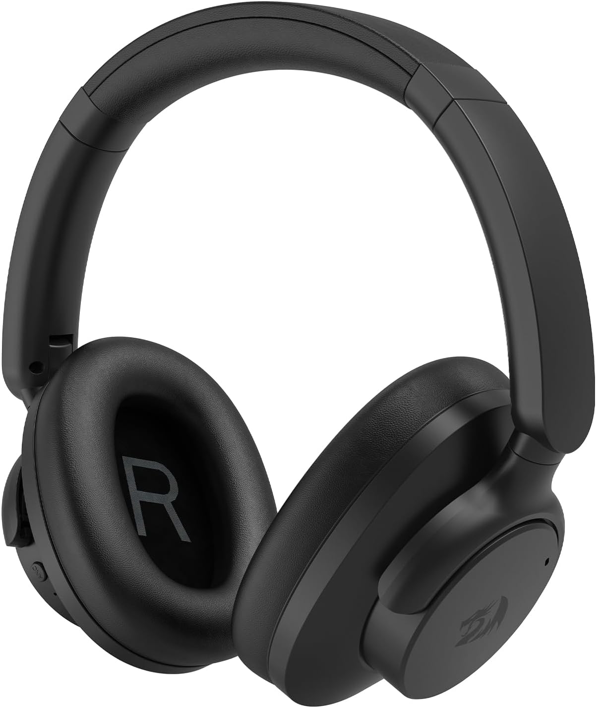 Redragon H610 VibeCore Wireless Gaming Headset for PC, Mac, NS, Phone - BT 5.3 with Active Noise Cancellation, 40H Battery, Lightweight, Over-Ear Headphones with Built-in Mic, Black