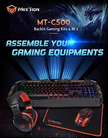 Meetion Backlit Gaming Kits 4 IN 1, US/ARA, USB | MT-C500