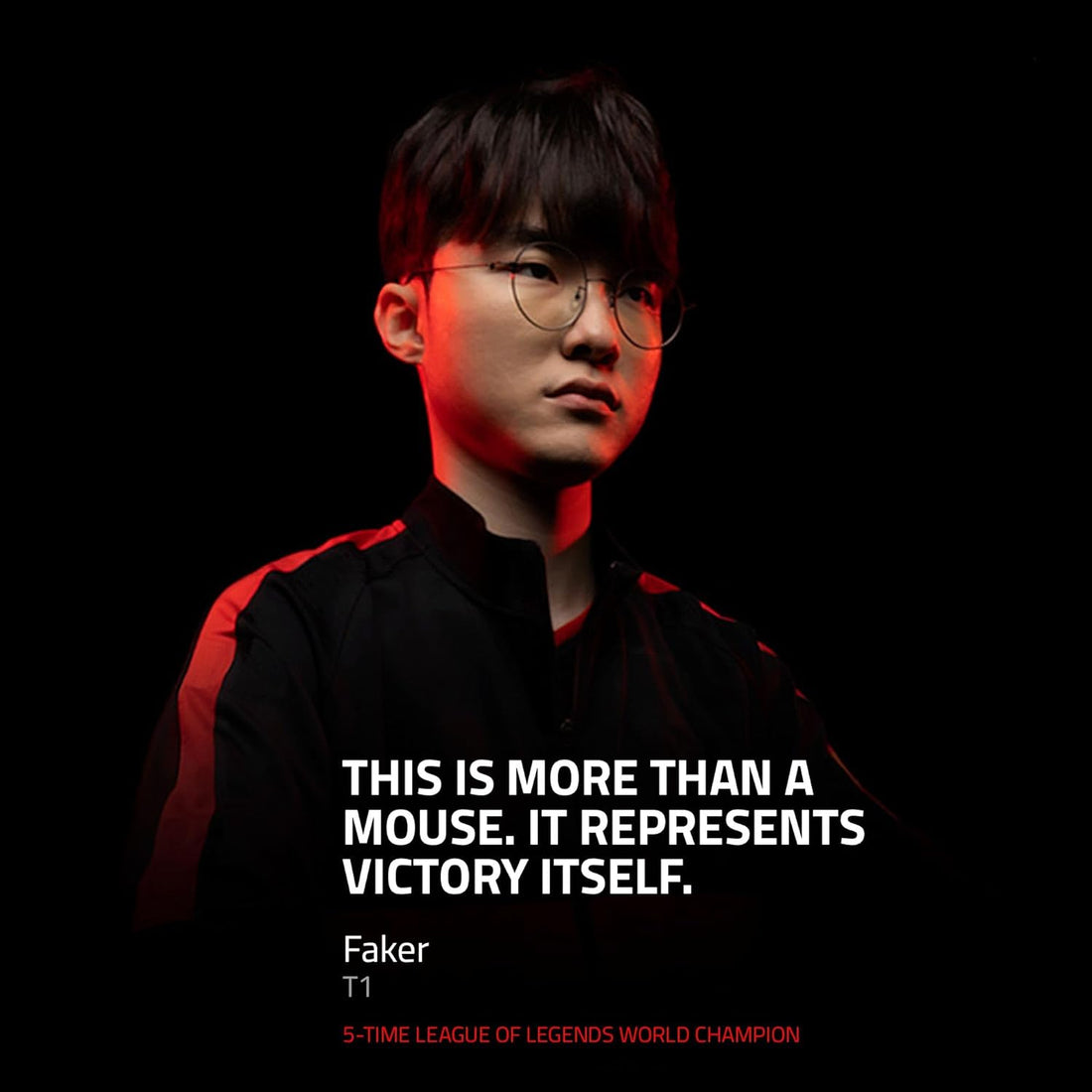 Razer Viper V3 Pro Faker Edition Wireless Esports Gaming Mouse, Symmetrical, 55g Lightweight, 8K Polling, 35K DPI Optical Sensor, Gen3 Optical Switches, 8 Programmable Buttons, 95 Hr Battery