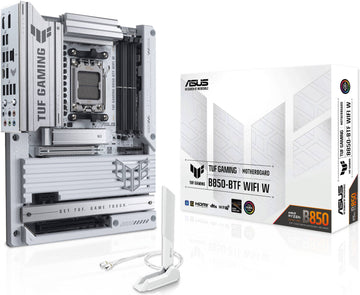 ASUS TUF GAMING B850-BTF WIFI W AM5 ATX Gaming Motherboard, AMD B850 Chipset, 4x DIMM DDR5 Slots, Up to 256GB Max Memory, 1 x PCIe 5.0 x16, 3 x M.2 Slots | 90MB1KW0-M0EAY0